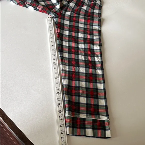 The Beaufort Bonnet Company Pajama Set Aiken Plaid Pima Cotton Holiday Size XS - Picture 14 of 14